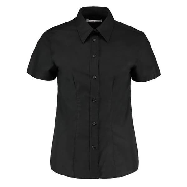 Kustom Kit Kortärmad arbetsskjorta i Oxford för damer/damer