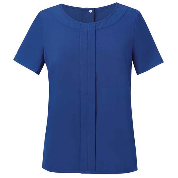 Brook Taverner Womens/Ladies Verona Short-Sleeved Top Royal Blue 16 UK