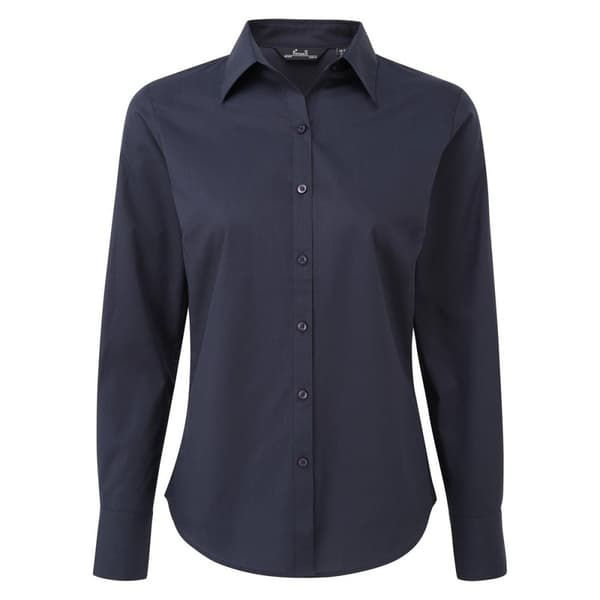 Premier Womens/Ladies Long-Sleeved Shirt