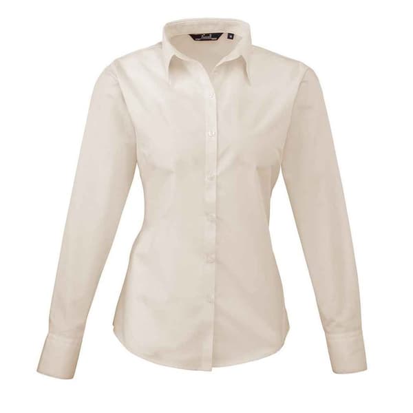 Premier Womens/Ladies Long-Sleeved Shirt