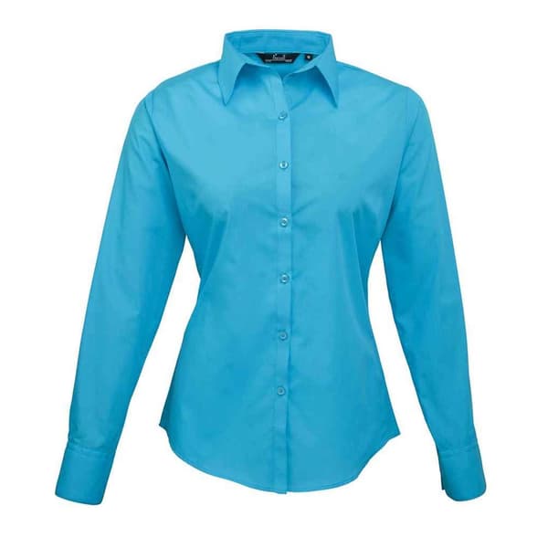 Premier Womens/Ladies Long-Sleeved Shirt
