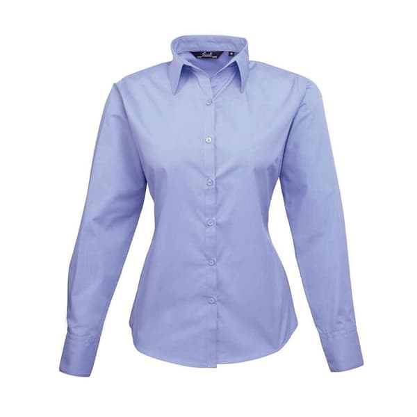 Premier Womens/Ladies Long-Sleeved Shirt