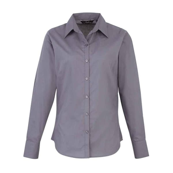 Premier Womens/Ladies Long-Sleeved Shirt