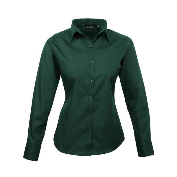 Premier Womens/Ladies Long-Sleeved Shirt