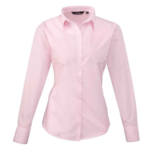 Premier Womens/Ladies Long-Sleeved Shirt