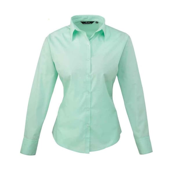 Premier Womens/Ladies Long-Sleeved Shirt
