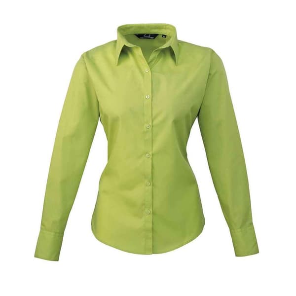 Premier Womens/Ladies Long-Sleeved Shirt
