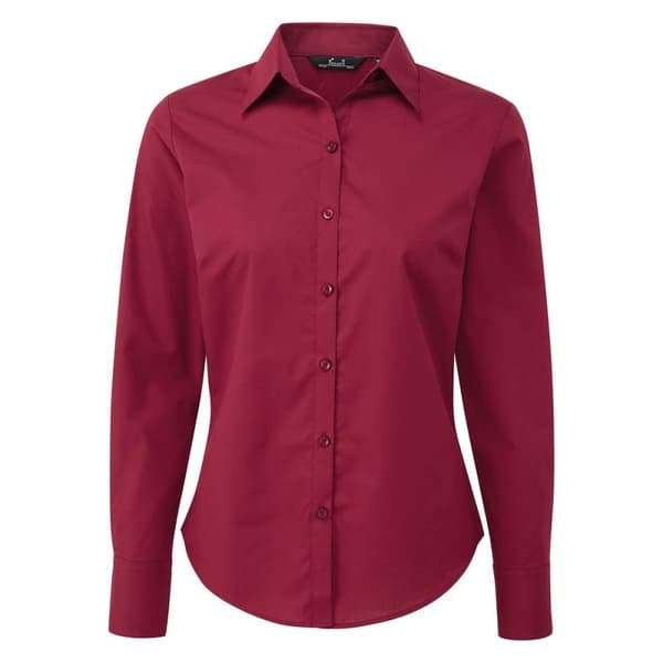 Premier Womens/Ladies Long-Sleeved Shirt