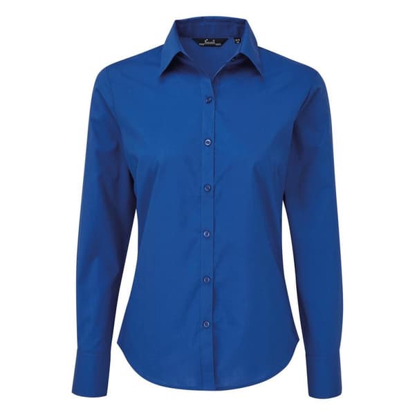 Premier Womens/Ladies Long-Sleeved Shirt