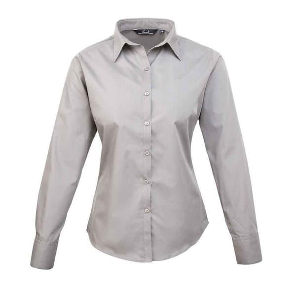 Premier Womens/Ladies Long-Sleeved Shirt