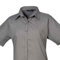 Pikkukuva 2 / 2: Premier Womens/Ladies Poplin Short-Sleeved Blouse