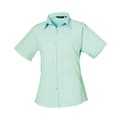 Miniatyrbilde 1 av 2: Premier Womens/Ladies Poplin Short-Sleeved Blouse