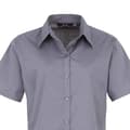 Miniatyrbilde 2 av 2: Premier Womens/Ladies Poplin Short-Sleeved Blouse