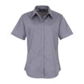 Miniatyrbilde 1 av 2: Premier Womens/Ladies Poplin Short-Sleeved Blouse