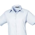 Miniatyrbillede 2 af 2: Premier Womens/Ladies Poplin Short-Sleeved Blouse