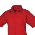 Miniatyrbilde 2 av 2: Premier Womens/Ladies Poplin Short-Sleeved Blouse