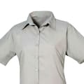 Miniatyrbilde 2 av 2: Premier Womens/Ladies Poplin Short-Sleeved Blouse