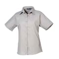 Miniatyrbilde 1 av 2: Premier Womens/Ladies Poplin Short-Sleeved Blouse