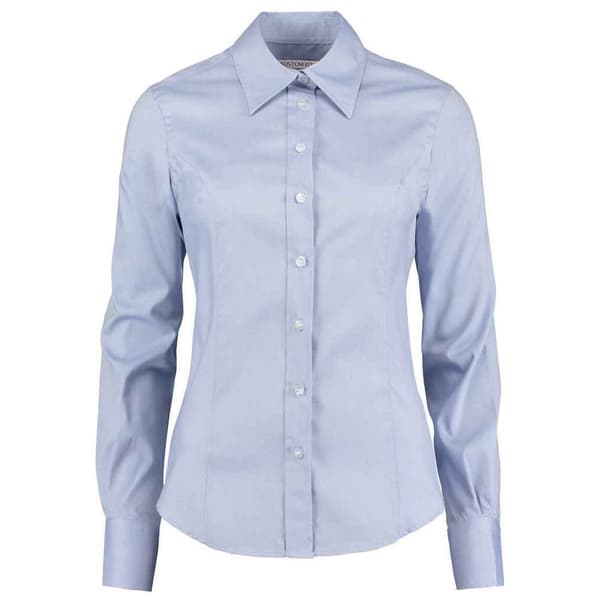 Kustom Kit Womens/Ladies Premium Oxford Tailored Long-Sleeved Shirt