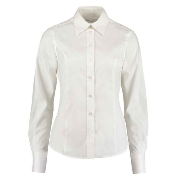 Kustom Kit Womens/Ladies Premium Oxford Tailored Long-Sleeved Shirt