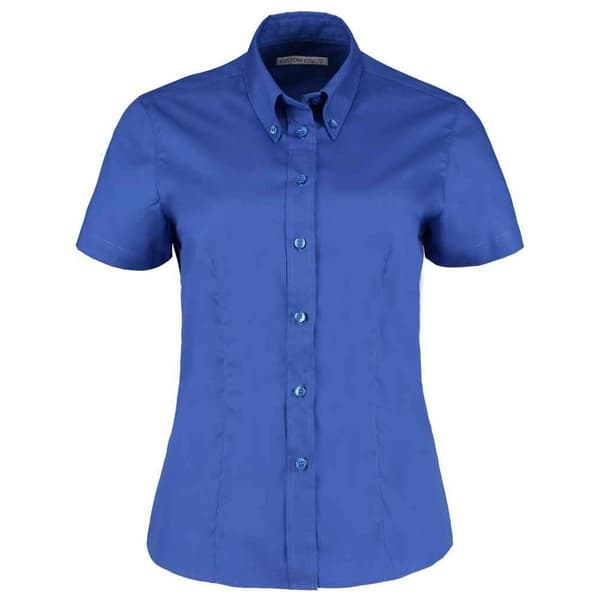 Kustom Kit Womens/Ladies Premium Oxford Tailored Short-Sleeved Shirt