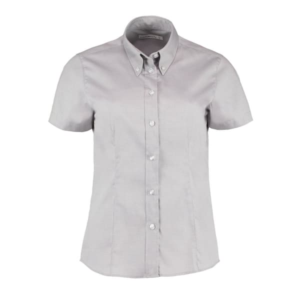 Kustom Kit Womens/Ladies Premium Oxford Tailored Short-Sleeved Shirt