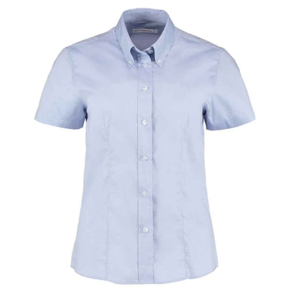 Kustom Kit Womens/Ladies Premium Oxford Tailored Short-Sleeved Shirt