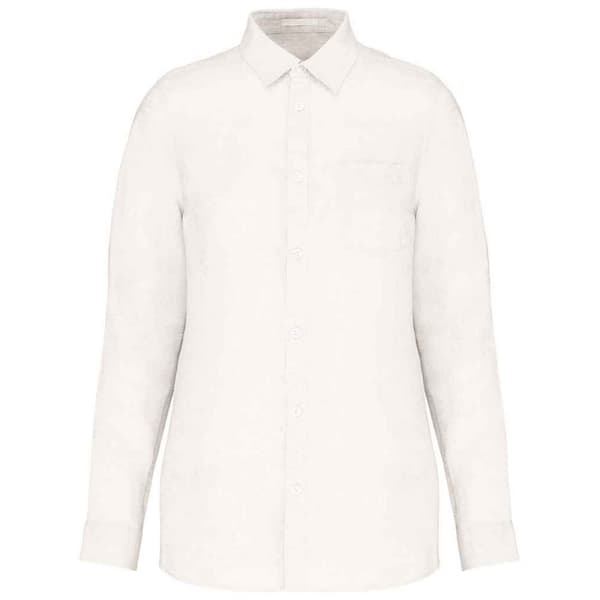 Native Spirit Womens/Ladies Linen Long-Sleeved Shirt