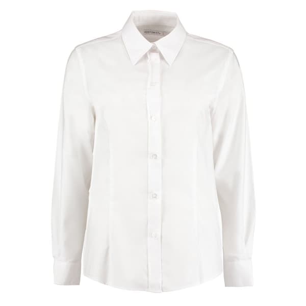 Kustom Kit Womens/Ladies Oxford Tailored Long-Sleeved Shirt