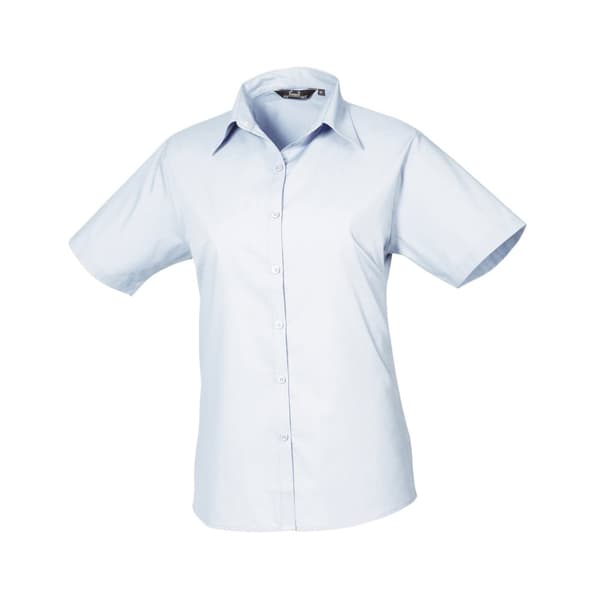 Premier Kortärmad blus i poplin för damer/damer