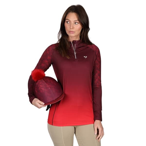 Aubrion Womens/Ladies Hyde Park Leaf Cross Country Shirt