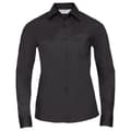 Miniatyrbilde 1 av 2: Russell Collection Womens/Ladies Poplin Easy-Care Long-Sleeved Formal Shirt