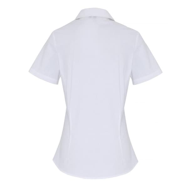 Premier Womens/Ladies Stretch Short-Sleeved Formal Shirt
