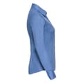 Miniatyrbillede 3 af 3: Russell Collection Womens/Ladies Poplin Fitted Long-Sleeved Formal Shirt