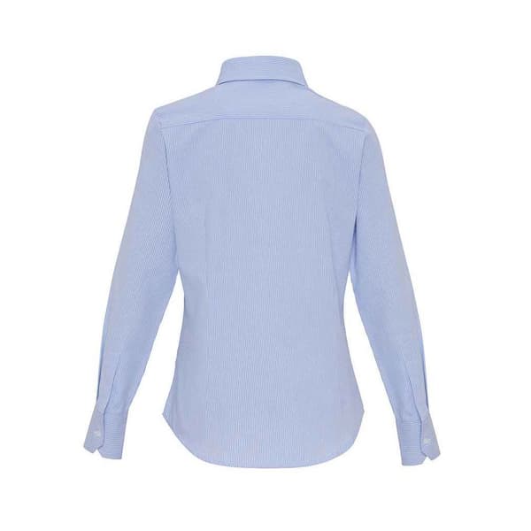 Premier Womens/Ladies Striped Oxford Long-Sleeved Formal Shirt