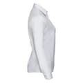 Miniatyrbilde 3 av 3: Russell Collection Womens/Ladies Cotton Poplin Easy-Care Long-Sleeved Formal Shirt