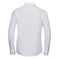 Miniatyrbilde 2 av 3: Russell Collection Womens/Ladies Cotton Poplin Easy-Care Long-Sleeved Formal Shirt
