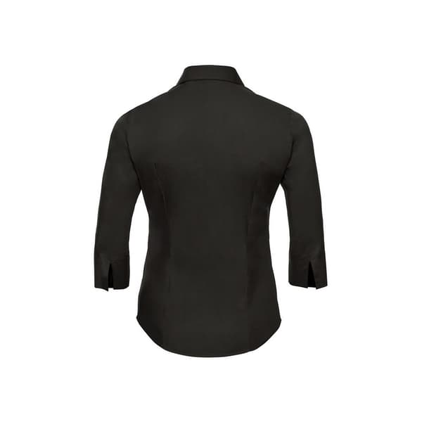 Russell Collection Womens/Ladies Easy-Care Fitted 3/4 Sleeve Formal Shirt