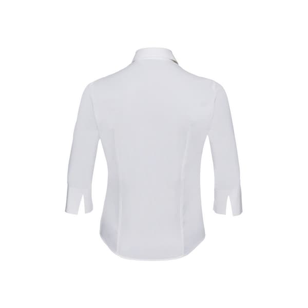 Russell Collection Womens/Ladies Easy-Care Fitted 3/4 Sleeve Formal Shirt
