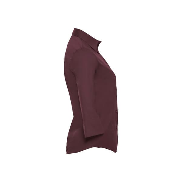 Russell Collection Womens/Ladies Easy-Care Fitted 3/4 Sleeve Formal Shirt