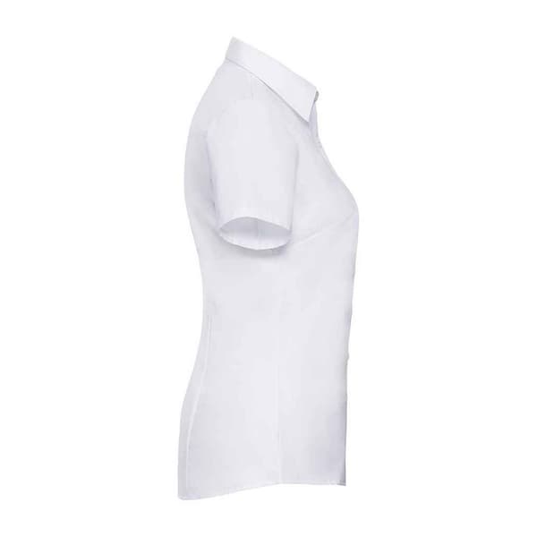 Russell Collection Womens/Ladies Herringbone Formal Shirt