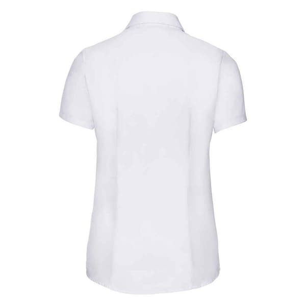 Russell Collection Womens/Ladies Herringbone Formal Shirt