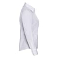 Miniatyrbilde 3 av 3: Russell Collection Womens/Ladies Poplin Fitted Long-Sleeved Formal Shirt