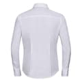 Miniatyrbilde 2 av 3: Russell Collection Womens/Ladies Poplin Fitted Long-Sleeved Formal Shirt