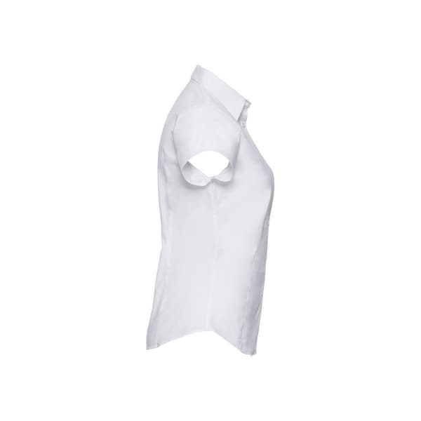 Russell Collection Womens/Ladies Easy-Care Fitted Short-Sleeved Shirt