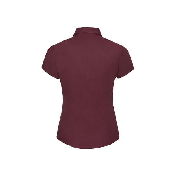 Russell Collection Womens/Ladies Easy-Care Fitted Short-Sleeved Shirt