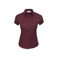 Miniatyrbilde 1 av 3: Russell Collection Womens/Ladies Easy-Care Fitted Short-Sleeved Shirt