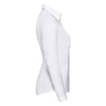 Pikkukuva 3 / 3: Russell Collection Womens/Ladies Herringbone Long-Sleeved Formal Shirt