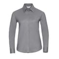 Miniatyrbillede 1 af 3: Russell Collection Womens/Ladies Oxford Long-Sleeved Shirt