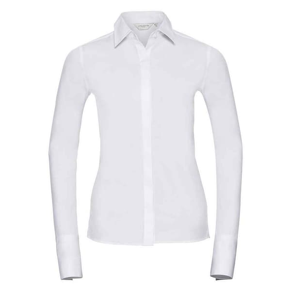 Russell Collection Dam/kvinnor Ultimate Stretch Formell Skjorta